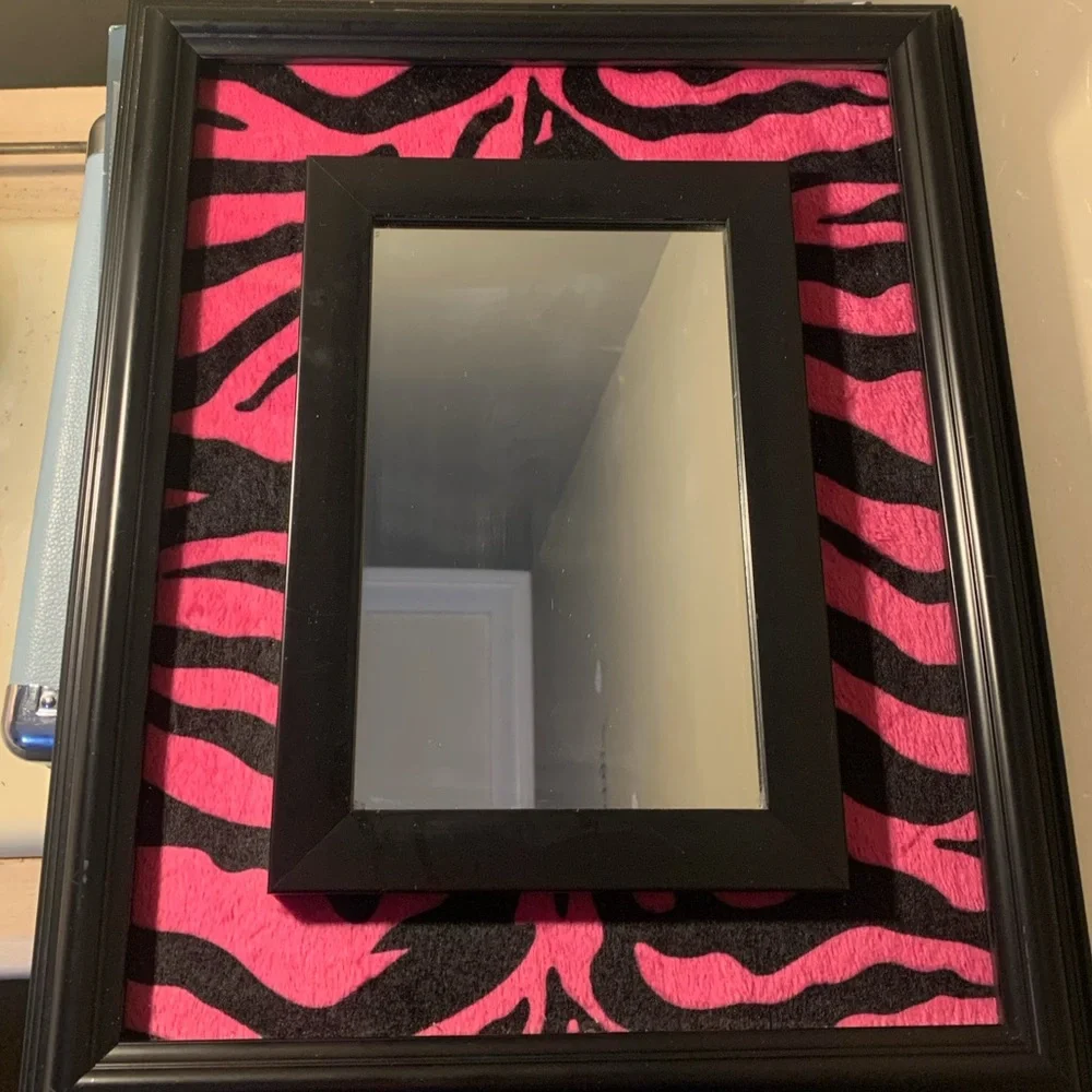Pink Cheetah Mirror